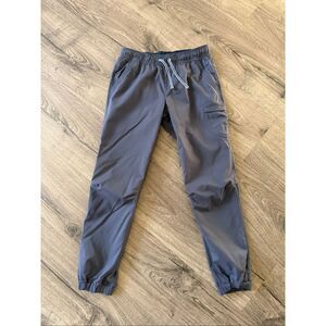 REI Co-op Girls Pants Joggers Sz 10-12 Grey Pull On Cargo Hiking School